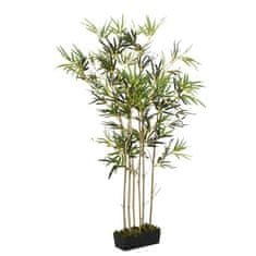 Vidaxl Umetno bambusovo drevo 828 listov 150 cm zeleno