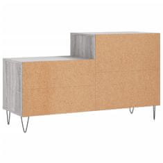 Vidaxl Omarica za čevlje siva sonoma 102x36x60 cm inženirski les