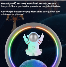 Dollcini zvočnik, astronavt, luna, prenosni, bluetooth