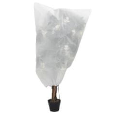 Vidaxl Prevleka za rastline iz flisa z vrvico 8 kosi 70 g/m² 0,8x1,2 m
