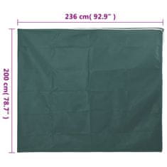 Vidaxl Koprena za rastline iz flisa z zadrgo 4 kosi 70 g/m² 2,36x2 m