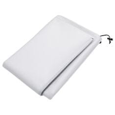 Vidaxl Koprena za rastline iz flisa z zadrgo 4 kosi 70 g/m² 3,14x2,5 m