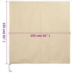 Vidaxl Koprena za rastline iz flisa z zadrgo 4 kosi 70 g/m² 1,55x1,55m