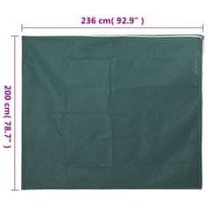 Vidaxl Koprena za rastline iz flisa z zadrgo 70 g/m² 2,36x2 m