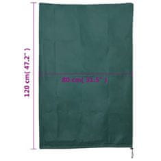 Vidaxl Prevleka za rastline iz flisa z vrvico 12 kosi 70 g/m² 0,8x1,2m