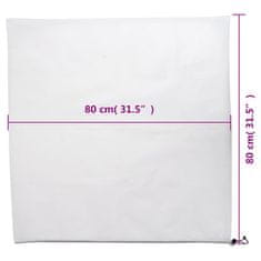 Vidaxl Prevleka za rastline iz flisa z zadrgo 12 kosi 70 g/m² 0,8x0,8m