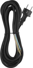 Emos S03250 priključni kabel, guma, 3×1,5 mm, črn, 5 m