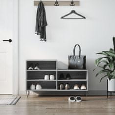 Vidaxl Omarica za čevlje siva sonoma 102x36x60 cm inženirski les
