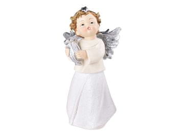Angel iz polistona 125x235 mm s harfo