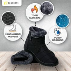 Comfortti VISOKI TERMO ČEVLJI ČRNA / 37 TOP