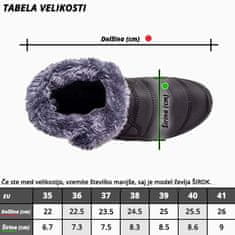 Comfortti VISOKI TERMO ČEVLJI ČRNA / 35 TOP