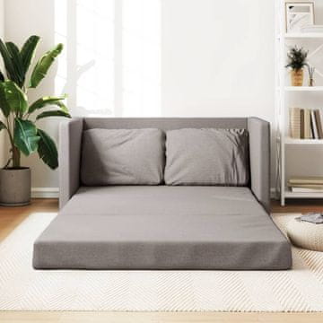 Vidaxl vidaXL 2-v-1 talni kavč taupe 112x174x55 cm blago