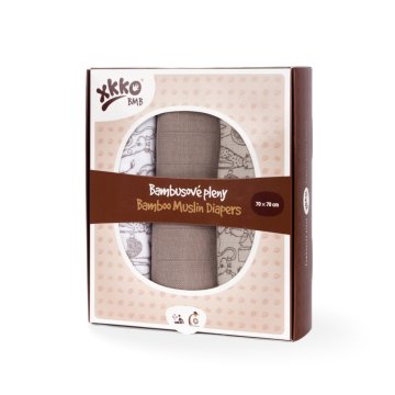 XKKO BMB Bambusova plenica Safari Atmosphere, MIX 3 kom, 70x70