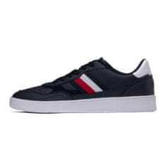 Tommy Hilfiger Čevlji mornarsko modra 43 EU Court Cupsole Retro Lth Stripes