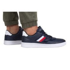 Tommy Hilfiger Čevlji mornarsko modra 43 EU Court Cupsole Retro Lth Stripes