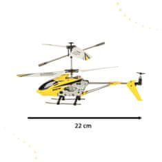 WOWO Rumeni helikopter na daljinsko upravljanje SYMA S107H RC 2,4 GHz RTF - SYMA S107H rumeni helikopter na daljinsko upravljanje RC 2,4 GHz RTF