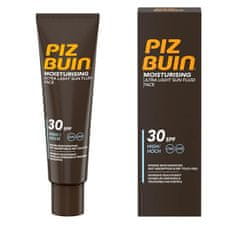 PizBuin Zaščitni vlažilni fluid za obraz SPF 30 Moisturizing ( Ultra Light Sun Fluid) 50 ml