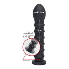 Scala Playhouse Narebren dildo "Ribbed Dong Easy-Lock" - 19 cm (R17093)