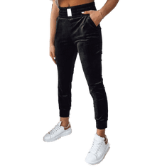 Dstreet Ženske hlače FRAGILE črne uy1756 XL-XXL