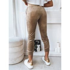 Dstreet Ženske hlače FRAGILE kaki barve uy1757 XL-XXL