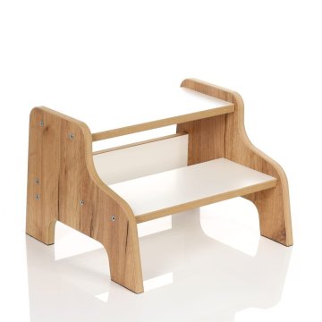 ABC CONNECT Stopnice montessori kids 3 hrast/bele