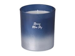 Emocio steklena dišeča sveča 80x90 mm s pločevinastim pokrovčkom, v darilni škatli Starry Blue Sky