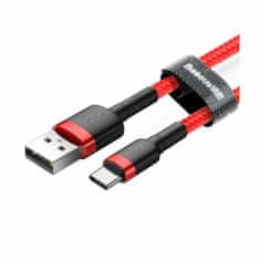 BASEUS Cafule podatkovni kabel, USB Tip-C, 50 cm, rdeč (CATKLF-A09)