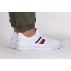 Tommy Hilfiger Čevlji bela 46 EU Court Cupsole Retro Lth Stripes