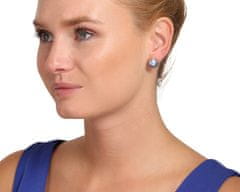 JwL Luxury Pearls Luksuzni pozlačeni uhani s pravimi biseri Mabe JL0831