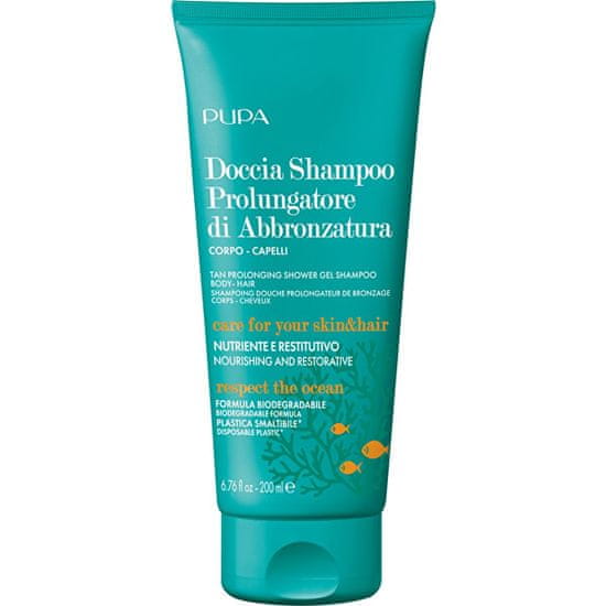 Pupa Gel za prhanje po sončenju za telo in lase (Tan Prolonging Shower Gel Shampoo) 200 ml