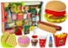 Lean-toys Set za hamburger s hitro hrano