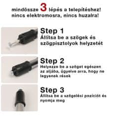 Dollcini NailGun Ročna pištola za zabijanje žebljev, dolžina žeblja 25 mm, premer žeblja 16 mm, za les, talne obloge, fasadne obloge, strešne spoje.
