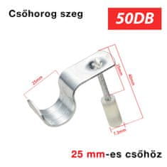 Dollcini COPY kavljasti žeblji 7,3 mm, 50 kos, za les, talne obloge, fasadne obloge, strešne spoje
