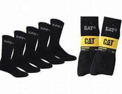CAT Moške športne nogavice črne 41/45 5 parov CAT DYP12