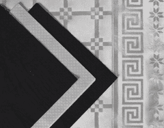 Fato serviete, 24 x 24 cm, 2-slojne, črne, 100 kosov