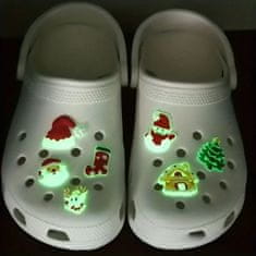 Mormark Božični svetleči obeski za čevlje (7 kosov) | SHINETAGS