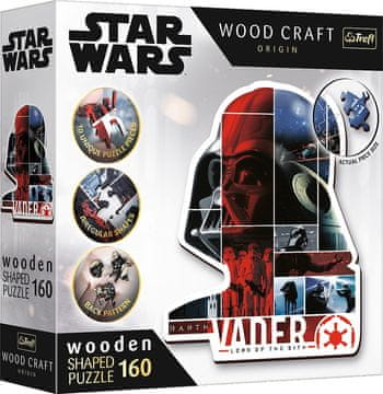 Trefl Wood Craft Origin puzzle Star Wars: Darth Vader 160 kosov