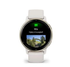 Garmin Vivoactive 5 pametna ura, bež/zlata