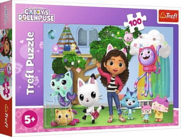 Trefl Puzzle Gábinina čarobna hiša 100 kosov