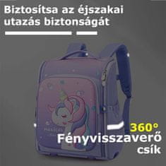 Dollcini elegantna šolska torba, nahrbtnik, elegantna torba za vsak dan, potovalna, študentska šolska torba, bela/vijolična