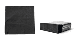 Seti serviete, 33 x 33 cm, 2-slojne, črne, 50 kosov