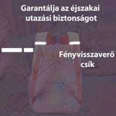 Dollcini elegantna šolska torba, nahrbtnik, elegantna torba za vsak dan, potovalna, študentska torba, vijolična/modra