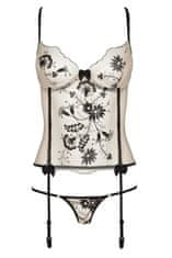 Beautynight Ženski erotični steznik Savannah corset, bela, S/M