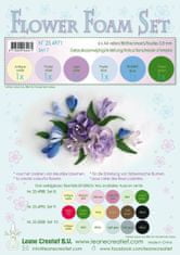 LEANE Posebna penasta guma za izdelavo cvetja A4 - Pastelno modro-vijolična 6 kosov