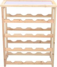 LIFETIME Leseno stojalo za vino za 16 steklenic ED-231821