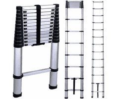 MXM Teleskopska jeklena lestev MxM 4,4 m