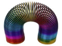 Lean-toys Magična vzmet 15cm, kovinska barva