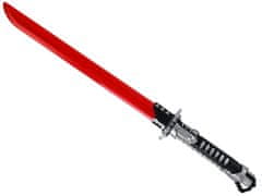 Lean-toys Svetleč samurajski meč za otroke, rdeč