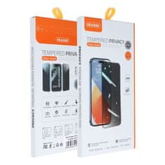 Veason Tvrdo steklo 6D Pro Veason Privacy Glass - za iPhone XR / 11 črno