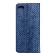 OEM LUNA Book Carbon torbica za SAMSUNG A41 modra